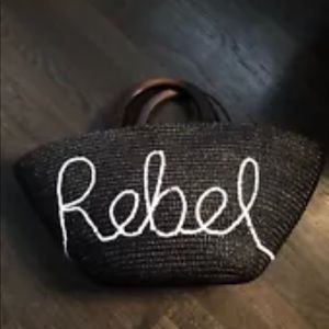 Eugenia Kim ‘Rebel’ black straw tote, MSRP $425